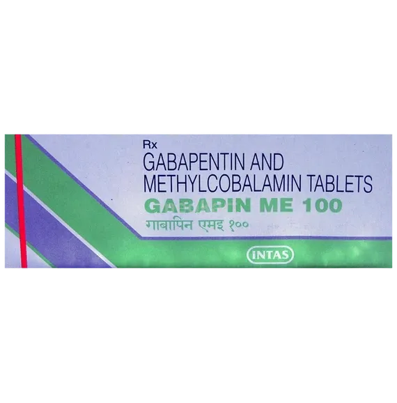 gabapin me 100mg tablet 10's